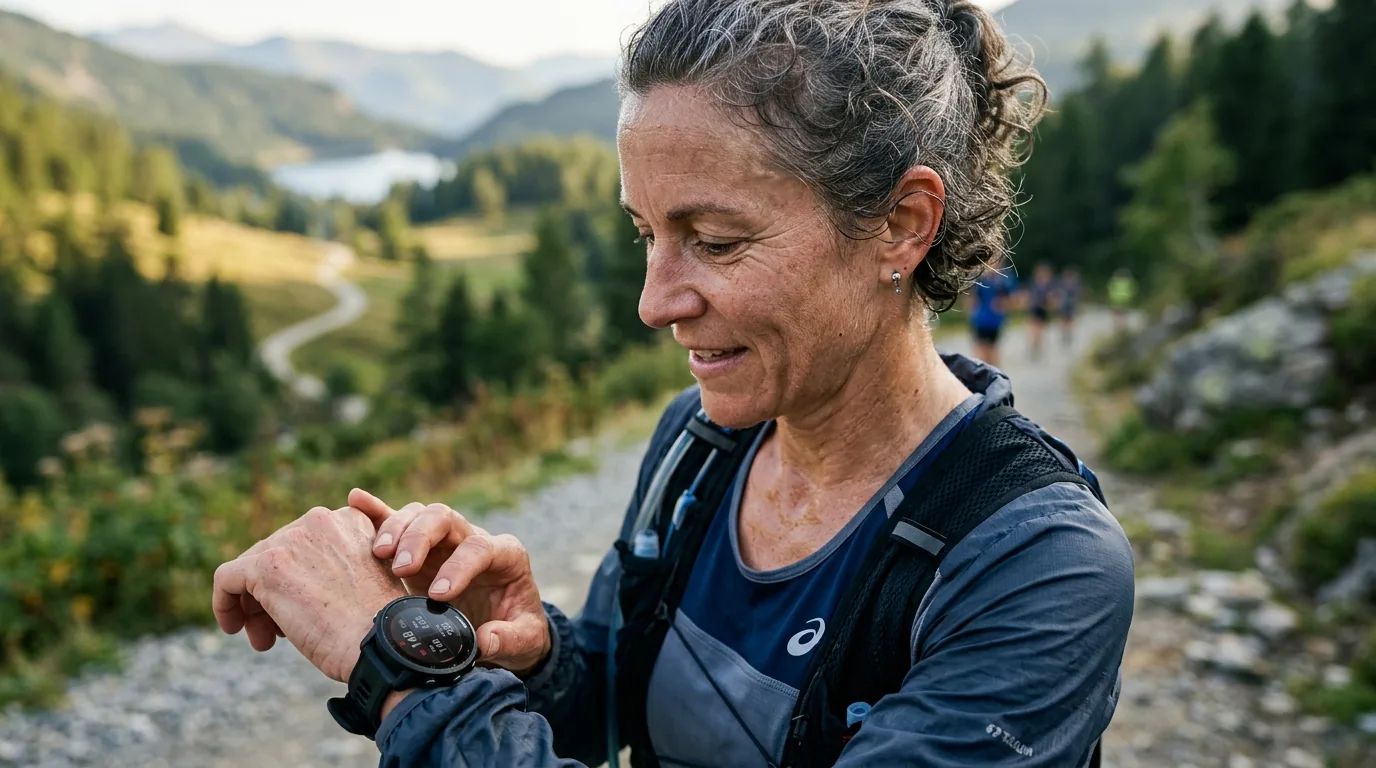 Groupe de triathlètes d'âges différents s'échauffant ensemble avant une séance